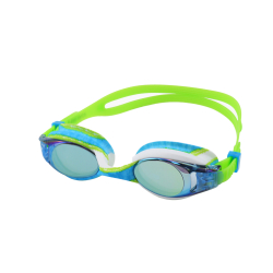 Очки для плавания Alpha Caprice AD-G1600M зеркальные Green/blue/white