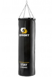 Мешок боксерский Effort Pro, мет. кольцо/цепи, (тент), 140 см, d 40 см, 80 кг Е260