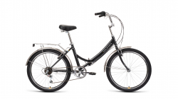 Велосипед Forward Valencia 24 2.0 (2022) черный/оранжевый RBK22FW24075