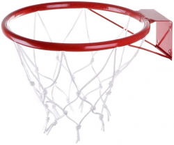 Кольцо баскетбольное №3 d=295мм с упором и сеткой  КБ31