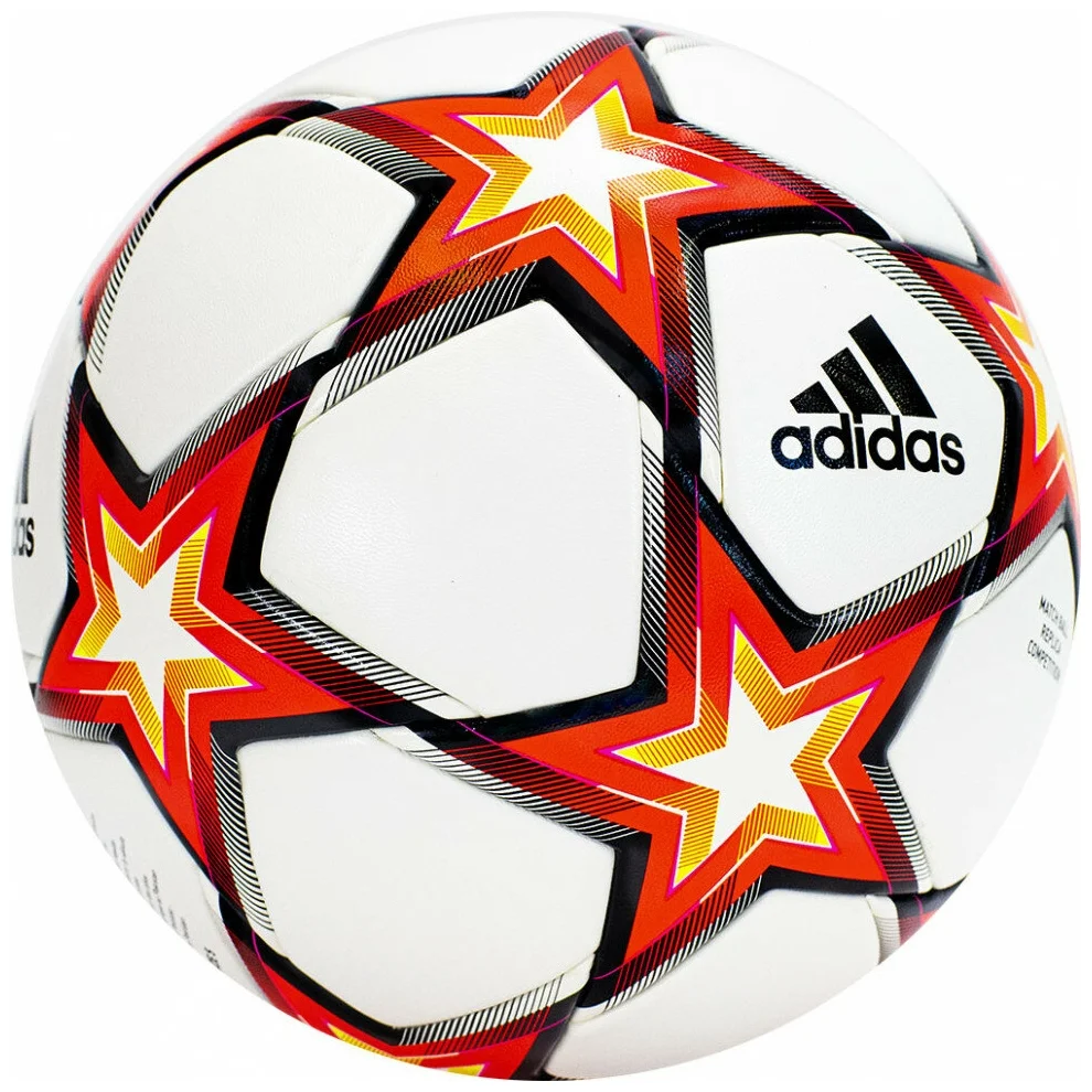Реальное фото Мяч футбольный Adidas UCL Competition PS GU0209 №4 термосш, мультиколор от магазина СпортСЕ