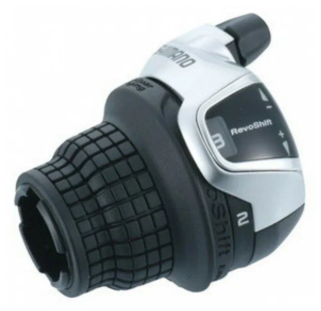 Реальное фото Переключатель передний Shimano Tourney ASLR35LSBP revoshift 3ск. 2-970 от магазина СпортСЕ