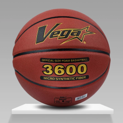 Мяч баскетбольный Vega 3600 OBU-718 FIBA №7 синт.кожа темно-корич.