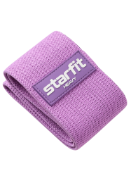 Мини-эспандер StarFit ES-204 высокая нагрузка текстиль, фиолетовый пастель ЦБ-00001588