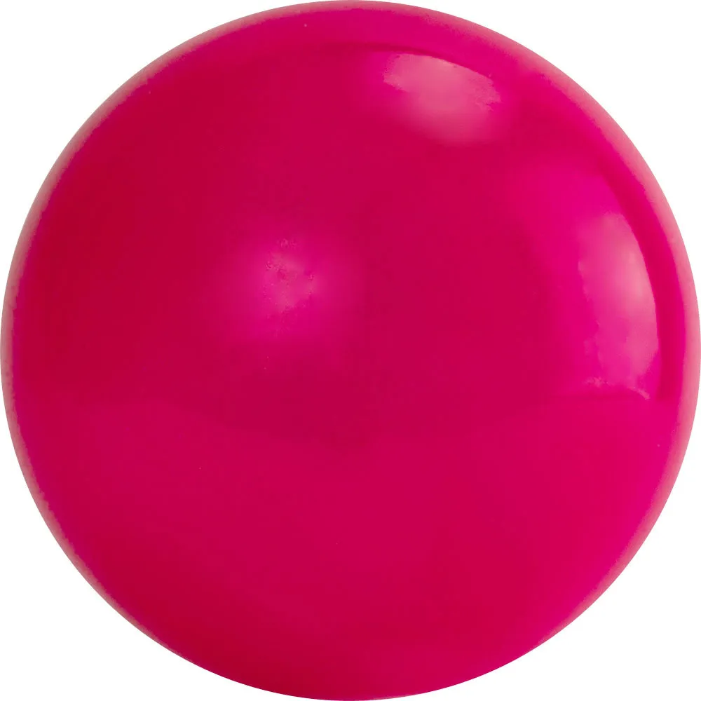 Реальное фото Мяч для художественной гимнастики 15 см AG-15-09 ПВХ розовый от магазина СпортСЕ