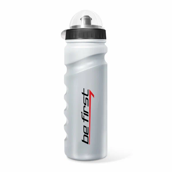 Реальное фото Бутылка для воды Be First 750 мл с крышкой,прозрачный 75- tr от магазина СпортСЕ