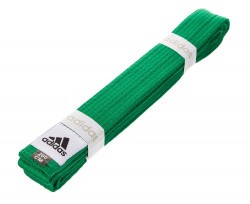 Пояс для единоборств 3 м Adidas Club зеленый adiB220